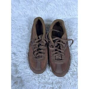 Skechers Shoes Womens Size 9.5 Brown Suede Leather Comfort Memory Foam Walking